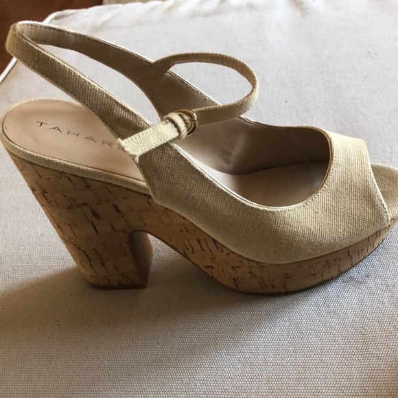 TAHARI Heel cork shoes - Picture 2 of 4